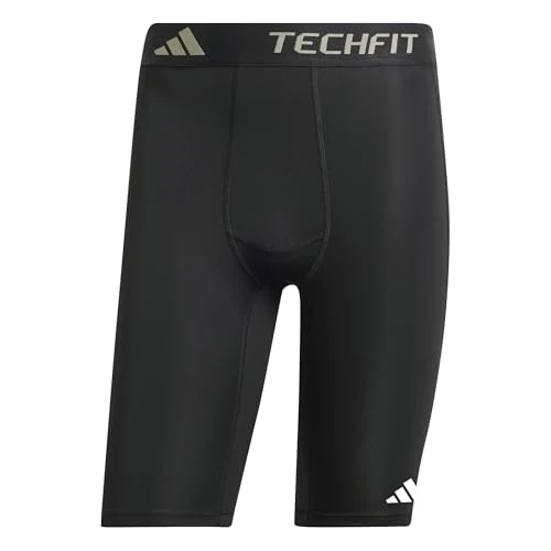 Zeitlich begrenztes Angebot: adidas Herren Techfit Compression Training Short Tight Tights, Black, XS von 30.00 € auf 24.90 € (17% Rabatt)