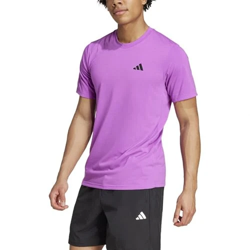 Adidas Herren Train Essentials Feelready Training Tee, Purple Burst/Black, S