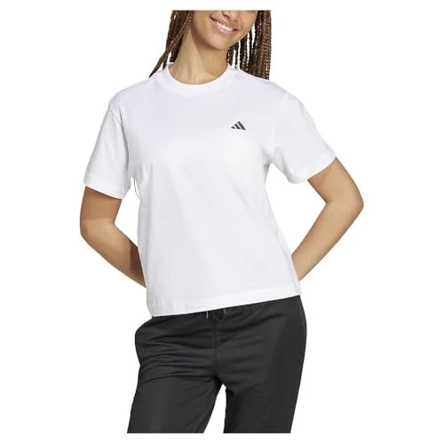 Adidas Femme Essentials Small Logo T-Shirt, White, XL
