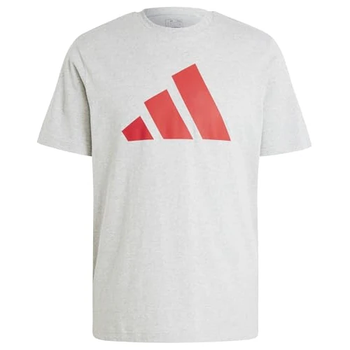 Adidas Homme PWR 3 Graphic Tee, Medium Grey Heather, L