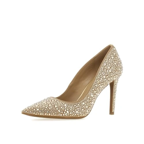 Offerta a tempo: Michael Kors 40R4HNHP2S-740 Alina Flex High Pump Donna, Pale Gold EU 39.5 — 9% da 175,00 € a 160,00 €
