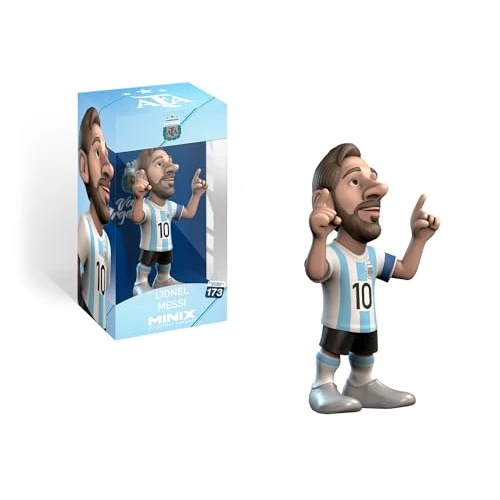 Tijdelijke aanbieding: MINIX - Football Stars #173 - AFA Argentinië - Messi 10 - Verzamelfiguur 12 cm van 14.99 € naar 14.99 € (0.00% korting)