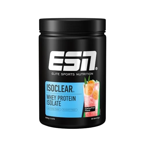 Oferta limitada: ESN ISOCLEAR Whey Isolate Protein Powder, Cactus Fruit, 908 g, Proteinlimo con delicioso sabor afrutado, Whey claro - made in Germany de 49.90 EUR a 34.89 EUR (ahorro 30%)