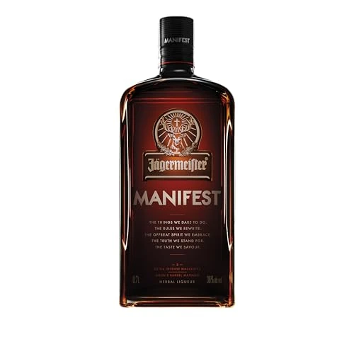 Offerta a tempo: Jägermeister MANIFEST 70cl - Liquore premium a base di erbe con note di anice e frutta secca. 38% Vol. - 19% da 26.90 € a 21.90 €