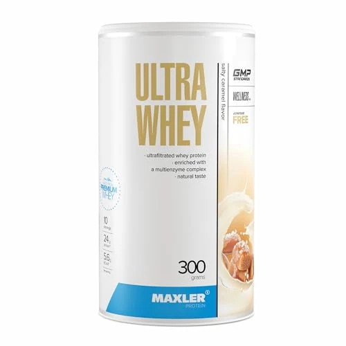 Offerta a tempo: Maxler Ultra Whey Protein - Whey protéines - Proteine whey isolate - Proteine isolate poudre - Proteine in Polvere Caramello Salato - 300g di proteine - 10% da 13.99 € a 12.63 €