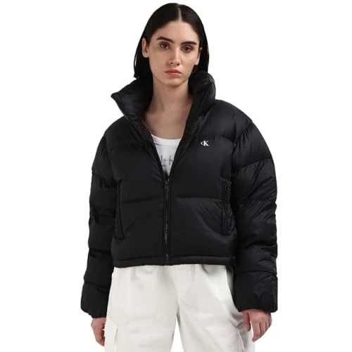 Oferta limitada: Calvin Klein Cazadora acolchada Mujer Down Cropped Puffer corta, Negro (Ck Black), XL de 113.39 € a 113.39 € (ahorro 0.00%)