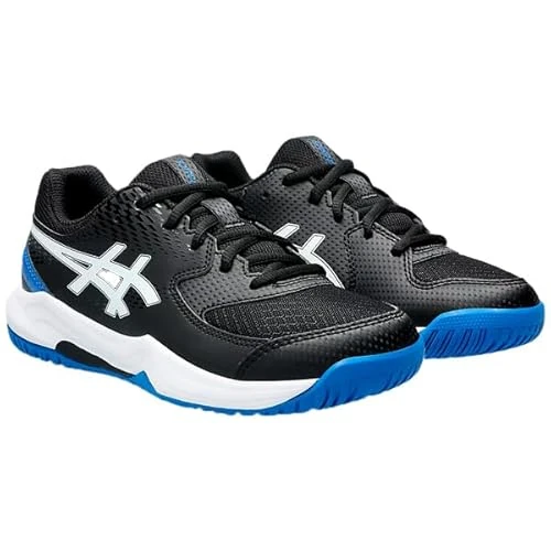 Oferta limitowana: ASICS Gel-Dedicate 8 Gs buty sportowe chłopięce, Black Tuna Blue, 40 EU z 275.00 zł na 275.00 zł (oszczędź 0.00%)