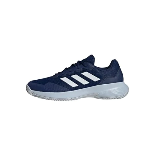 Zeitlich begrenztes Angebot: Adidas Herren Gamecourt 2.0 Tennis Shoes, Dark Blue/Cloud White/Halo Blue, 36 2/3 EU von 70.00 € auf 51.62 € (26% Rabatt)