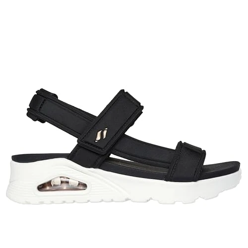 Offerta a tempo: Skechers Sandali UNO SUMMER STAND2 Donna, Bordo in nylon nero, 41 EU - 20% da 69.95 € a 55.90 €