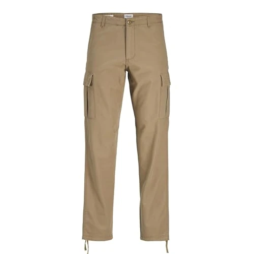 Oferta limitada: JACK & JONES Pantalones Cargo para Hombre, Corte Holgado, Pantalones Cargo, Elmwood, 36W / 32L de 39.99 € a 19.69 € (ahorro 51%)
