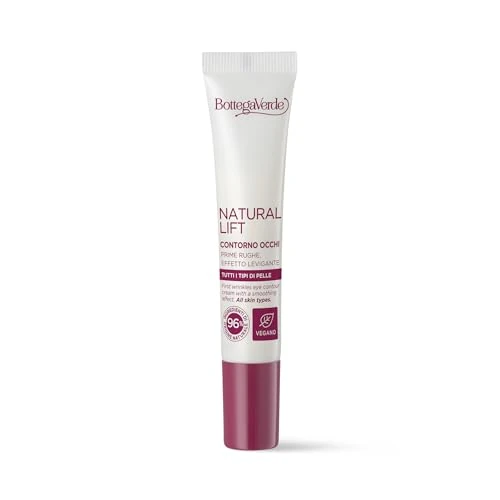 Offerta a tempo: Bottega Verde - Contorno Occhi, Natural Lift, 15 ml, Azione Antirughe e Levigante, Effetto Lifting, Per Tutti i Tipi di Pelle - 71% da 24.00 € a 6.99 €