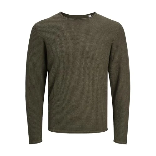 Offre limitée : JACK & JONES Pull en Maille Pull en Maille Olive Night M Olive Night M de 39.99 € à 39.99 € (0.00% de remise)