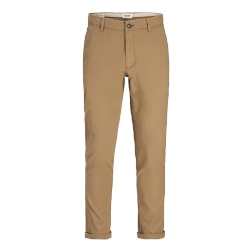 Limited-time offer: JACK & JONES Male Chino Trousers Slim Fit Chino Trousers, Kelp, 27 W/30 L from 15.75 GBP to 15.75 GBP (save 0%)
