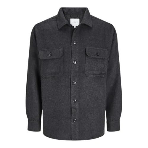 JACK & JONES Surt-Shirt pour Homme, Coupe Ample, Noir, XS