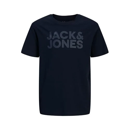 Offerta a tempo: Jack&Jones Junior JJECORP Logo Tee SS O-Neck SN Jnr, T-Shirt Bambino, Navy Blazer/Print:JR/Large Print W.Navy Blazer, - 35% da 11.99 € a 7.74 €