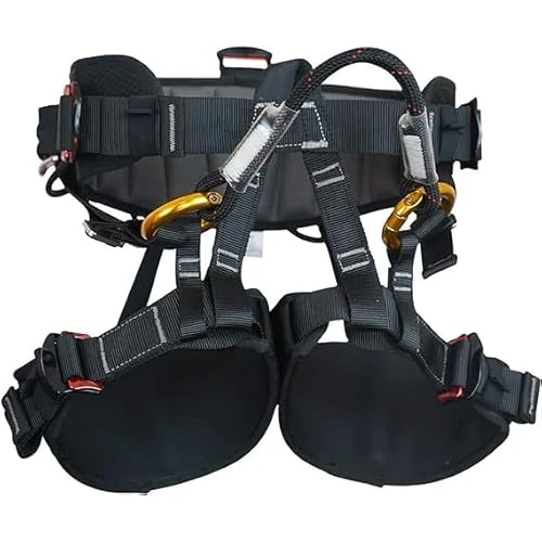 Zeitlich begrenztes Angebot: SOB Bergsteiger-Klettergurt, Halbkörpergurt Sicherheitsgurt Klettergurt für Feuerrettung Bergsteigen Hochniveau Rescue Höhlenforschung Feuerrettung Equip von 68.99 € auf 58.64 € (15% Rabatt)