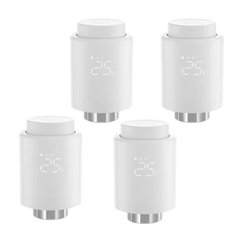 Tijdelijke aanbieding: SONOFF TRVZB thermostatische radiatorkraan 4 Stuck, slimme thermostaat met app-functionaliteit, Zigbee thermostaat vereist Zigbee 3.0 hub, compatibel met Alexa/Home Assistant, 6 adapters. van 96.49 € naar 96.49 € (0.00% korting)