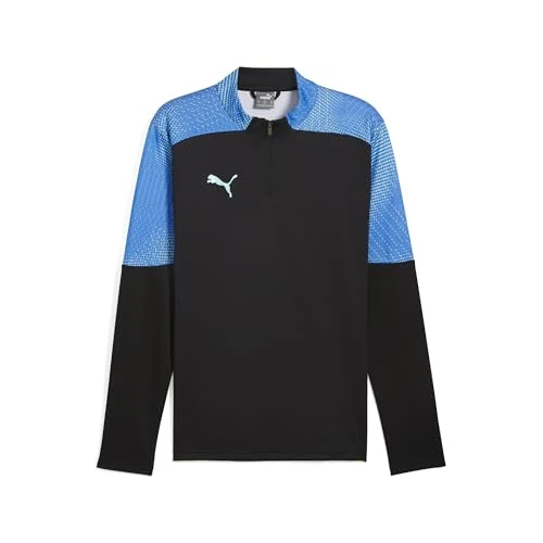 PUMA Individualfinal - Chaqueta de punto con cremallera de 1/4 para hombre