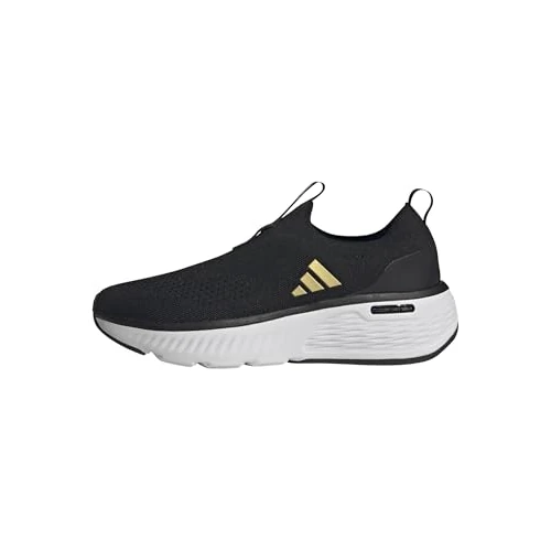 Adidas Cloudfoam Go Sock Shoes, Zapatos, Core Black/Matte Gold/Cloud White, 42 EU