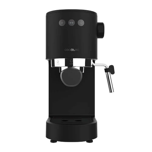 Cecotec Cafelizzia Fast Express Coffee Maker, 1350 W, Thermoblock, ForceAroma 20 bars, Steerable Steamer, Double Arm, Cup Warmer Tray, Removable Water Tank Black