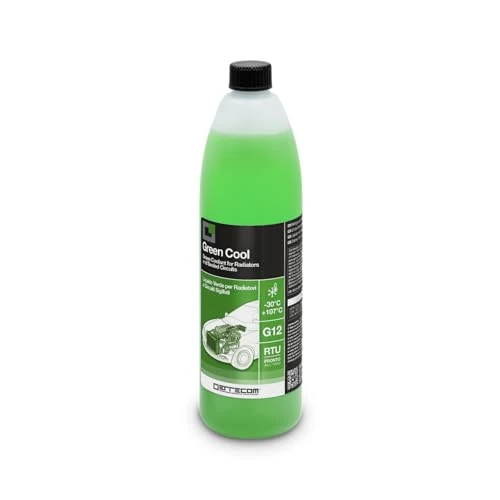 ERRECOM Green Cool, Liquide de Radiateur Vert -30°C, antigel G12 avec Paquet d'inhibiteurs à Base Organique OAT, Prêt à l'emploi, 1 Litre