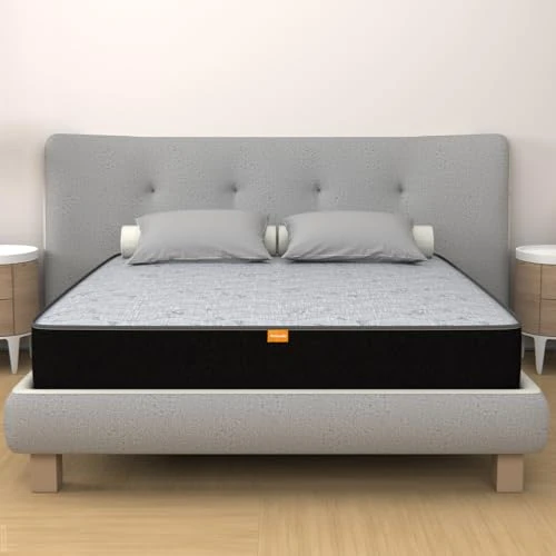 miasuite i sogni italiani Traagmatras voor tweepersoonsbed, 160 x 190 cm, hoogte 20 cm, gemaakt in Italië, orthopedisch, zelfvormend, met strik