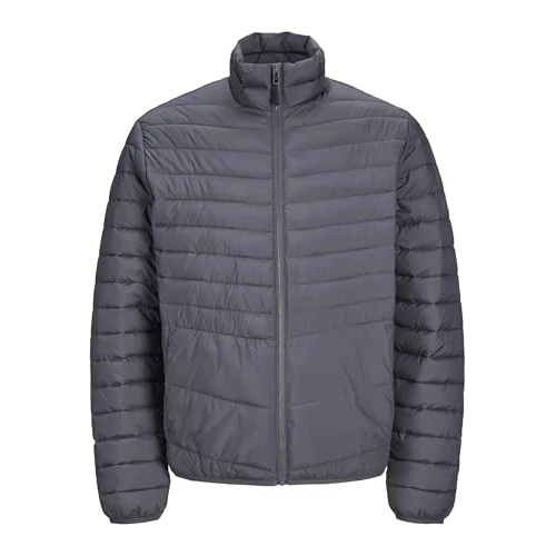 JACK & JONES Jjestate Packable Puffer Collar Noos męska kurtka pikowana, asfaltowy, M
