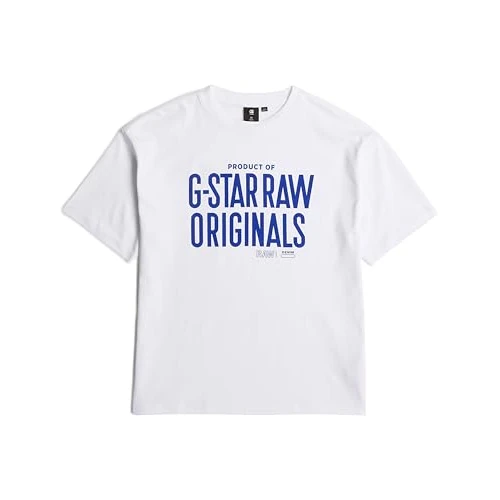 Limited-time offer: G-Star Boy's t-shirt ss boxy, White (white D25540-01-110), 8 from 23.65 £ to 23.65 £ (save 0.00%)