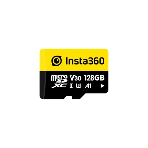 Insta360 128 GB UHS-I V30 karta pamięci microSD do kamer One X/One X2 / X3 / One R/One RS/Sphere Action Camera