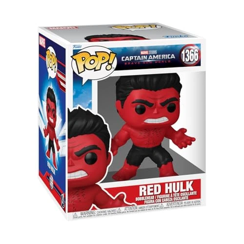 Limitiertes Angebot: Funko POP! Super: Captain America: Brave New World - Red Hulk - Vinyl-Sammelfigur - Geschenkidee - Offizielle Handelswaren - Spielzeug Für Kinder und Erwachsene - Movies Fans von 21.00 EUR auf 19.99 EUR (Spare 5%)