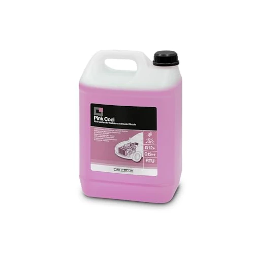 ERRECOM Pink Cool, Rosa Kühlerflüssigkeit -30°C/+107°C, G12+ G12++ Frostschutzmittel mit SI-Oat Inhibitorpaket 100% silylalysiert, Gebrauchsfertig, 5 Liter