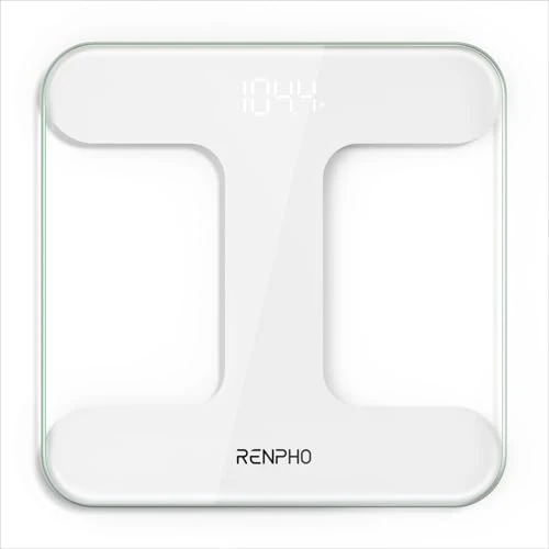 Offerta a tempo: RENPHO Bilancia Pesapersone Digitale in Vetro Temperato, Bilancia Pesapersone Professionale — 16% da 15,99 € a 13,43 €