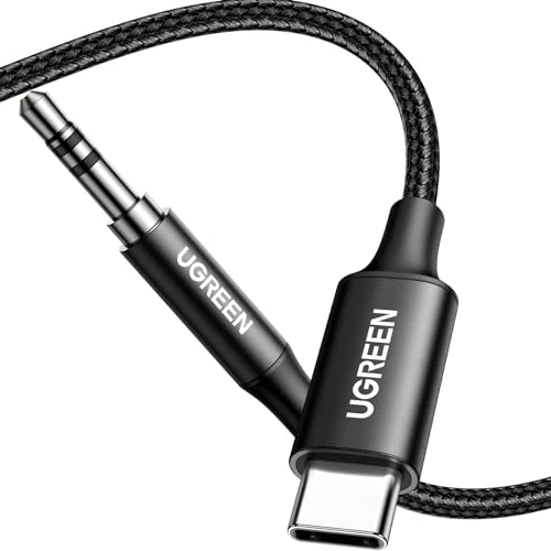 Offerta a tempo: UGREEN Cavo USB C a Jack 3.5mm con DAC Chip 1M Aux Type C a 3.5mm (Nero) - 29% da 13.99 € a 9.97 €