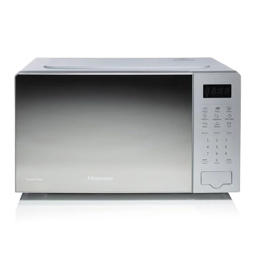 Hisense, H20MOMS4 Microwave Oven 20L 700W LED Display with Touch Controls 6 Functions Mirror Colour