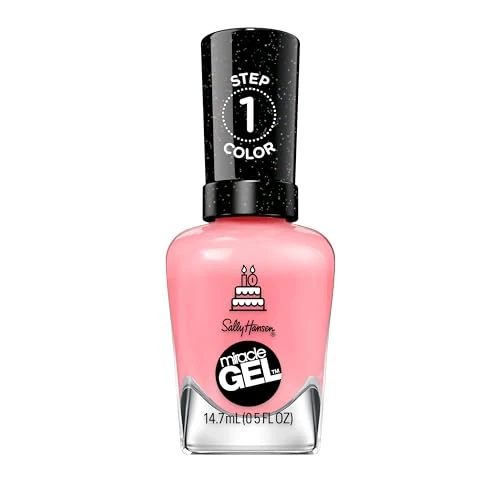 Offerta a tempo: Sally Hansen Miracle Gel, Pink An Outfit, Smalto gel, Smalto anti-scheggiature, Dura fino a 8 giorni - 57% da 11.50 € a 4.99 €