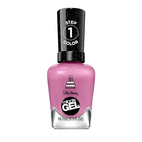 Offerta a tempo: Sally Hansen Smalto Unghie Miracle Gel, Smalto Gel Senza Lampada UV, Effetto Manicure Professionale, 530 Friggin' Love Hue, 14,7 ml - 63% da 11.50 € a 4.20 €