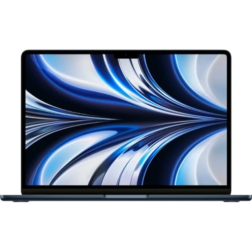 2022 Apple MacBook Air with Apple M2 Chip (13-inch, 8GB RAM, 256GB SSD) (QWERTY US English) Midnight (Renewed)