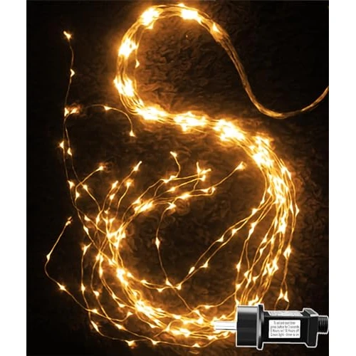 Oferta ograniczona: Girlanda świetlna 2M 200 LED wiązka świateł z zasilaniem, timer, 9 trybów oświetlenie bożonarodzeniowe IP65 wodoodporna kaskada girlanda świetlna do drzewa wewnątrz na zewnątrz dekoracja z 69.99 EUR na 69.99 EUR (znizka 0%)