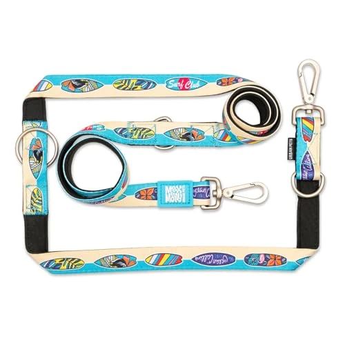 Offerta a tempo: Max & Molly - Guinzaglio multifunzione per cani, 2 m, con 2 moschettoni, Aloha/M, imbottito, sicuro e flessibile, comfort per il tuo fedele compagno - 0.00% da 42.84 € a 42.84 €