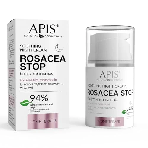 Oferta limitowana: Apis Rosacestop, uspokajający krem, ekstrakty roślinne, 94% składników pochodzenia naturalnego, 50 ml. z 31.97 zł na 31.97 zł (oszczędź 0.00%)