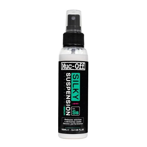 Offre limitée : Muc-Off Silky Suspension Serum, 100ml - Protective Spray for Bicycle Suspensions - High Performance Formula for Mountain Bikes and Electric Bikes de 6.99 EUR à 5.24 EUR (remise 25%)