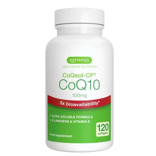 Zeitlich begrenztes Angebot: Igennus Coenzym Q10 100mg, CoQ10 mit Vitamin E & D-Limonen, 4 Monate Vorrat von 33.95 € auf 33.95 € (0.00% Rabatt)