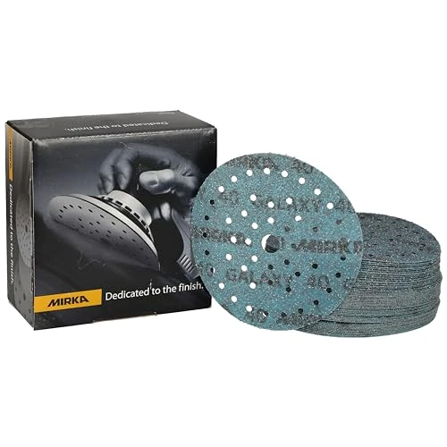 Offerta a tempo: Mirka Galaxy carta abrasiva epossidica 150mm a strappo grana 40 - 49% da 55.80 € a 28.40 €