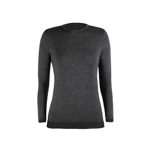 Begrenztes Angebot: CALZITALY Unisex Thermounterhemd, Langärmeliger Unterhemd aus Merino Wolle, Funktionsunterwäsche für Damen und Herren, Ski, Wandern, Trekking | Made IN Italy von 44.95 EUR auf 44.95 EUR (Rabatt 0%)