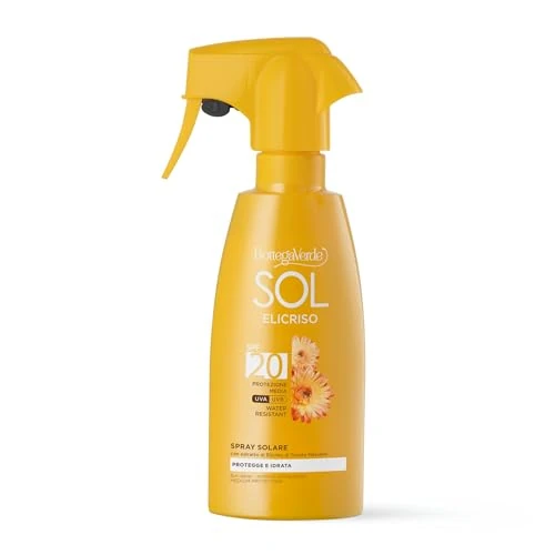 Zeitlich begrenztes Angebot: Bottega Verde - SOL Helichrysum - Körperspray - spendet Feuchtigkeit - mittlerer Schutz SPF20 (200 ml) - wasserfest von 14.14 € auf 14.14 € (0.00% Rabatt)