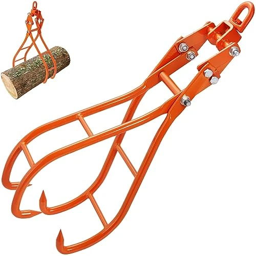 Offerta a tempo: VEVOR Gancio per Legname, Pinza per Tronchi a 4 Artigli da 28 pollici per Pinze per Tronchi, Pinza per Sollevamento Tronchi in Acciaio Girevole, Design ad Artigli d'Aquila con Capacità di Carico di 22 - 35% da 73.90 € a 48.08 €