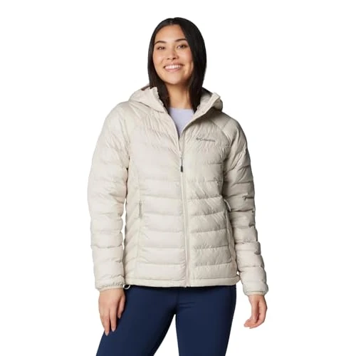 Offre limitee: Columbia Powder Lite Hooded Jacket, Doudoune À Capuche Femme, Dark Stone, Taille XL de 150.00 EUR a 78.54 EUR (economie 48%)