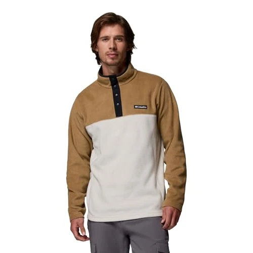 Zeitlich begrenztes Angebot: Columbia Steens Mountain Half Snap für Herren, Dark Stone/Delta/Black, L von 50.00 € auf 46.80 € (6% Rabatt)