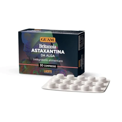 Offerta a tempo: Guam Britannia Astaxantina Integratore Alimentare 30 compresse - 36% da 28.00 € a 18.00 €