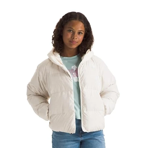 The North Face Hooded Doudoune pour enfant White Dune 6 ans